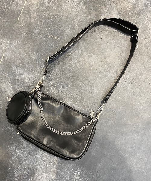 apres jour mignon（アプレジュールミニョン）の「【apresjour mignon×ARIAZ】ポーチ付きショルダーバッグ（ショルダーバッグ・レディース・ブラック・ONESIZE）」の3枚目の写真