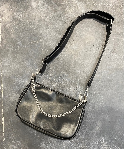 apres jour mignon（アプレジュールミニョン）の「【apresjour mignon×ARIAZ】ポーチ付きショルダーバッグ（ショルダーバッグ・レディース・ブラック・ONESIZE）」の6枚目の写真