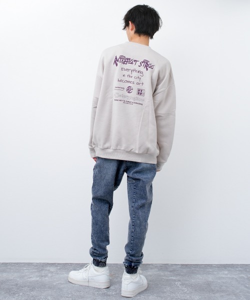 RAT EFFECT(ラットエフェクト)の「デニムラインパンツ(デニムパンツ・キッズ・ネイビー/ブルー/ケミカルウォッシュ/ネイビー系2/ブラック・150/120/130/160/140/170)」の9枚目の写真
