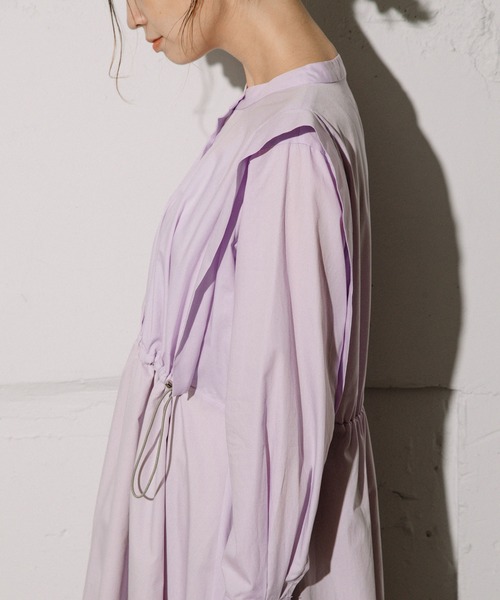 MARECHAL TERRE(マルシャルテル)の「シャツワンピース(ワンピース・レディース・ピンク/ベージュ系その他/ブルー系その他/ライトベージュ・MEDIUM)」の16枚目の写真