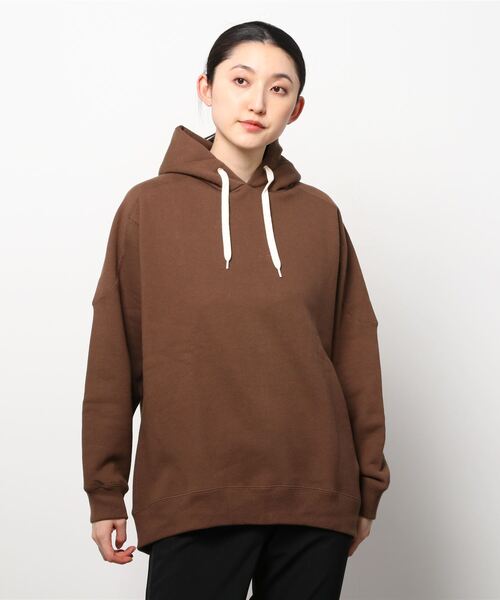 PENNEYS（ぺニーズ）の「PENNEYS/ペニーズ LADIES BACKSIDE ZIP SWEAT TUNIC（パーカー・レディース・ベージュ/ブラウン/グレー・ONE SIZE）」の21枚目の写真