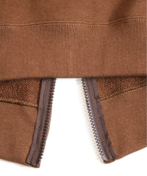 PENNEYS（ぺニーズ）の「PENNEYS/ペニーズ LADIES BACKSIDE ZIP SWEAT TUNIC（パーカー・レディース・ベージュ/ブラウン/グレー・ONE SIZE）」の18枚目の写真