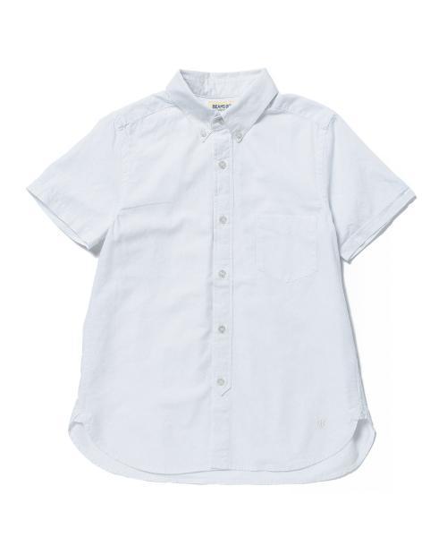 BEAMS BOY(ビームスボーイ)の「BEAMS BOY / オックスフォード ボタンダウン ショートスリーブ(シャツ/ブラウス・レディース・ホワイト/イエロー/ネイビー/パープル・ONE SIZE)」の5枚目の写真