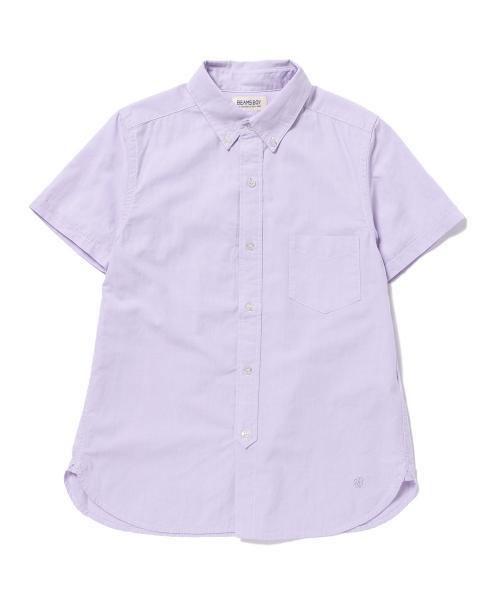 BEAMS BOY(ビームスボーイ)の「BEAMS BOY / オックスフォード ボタンダウン ショートスリーブ(シャツ/ブラウス・レディース・ホワイト/イエロー/ネイビー/パープル・ONE SIZE)」の6枚目の写真