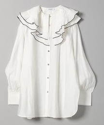 JEANASIS | ハイショクメローダブルフリルブラウス/264569(シャツ/ブラウス)