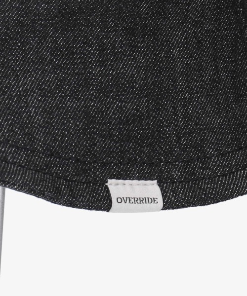 OVERRIDE(オーバーライド)の「OVERRIDE OGC DENIM TULIP SG(ハット・レディース・ブラック/ネイビー/キナリ/キャメル・58cm)」の6枚目の写真