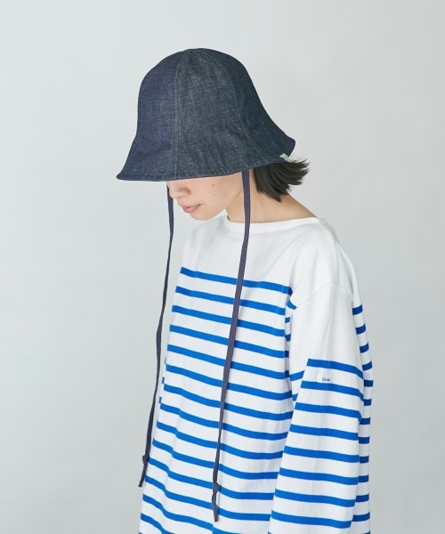OVERRIDE(オーバーライド)の「OVERRIDE OGC DENIM TULIP SG(ハット・レディース・ブラック/ネイビー/キナリ/キャメル・58cm)」の19枚目の写真