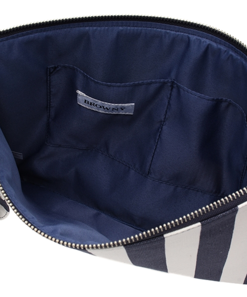 WEGO(ウィゴー)の「WEGO/パターンクラッチバッグ(クラッチバッグ・メンズ・ブラック/ブラック系その他/ブルー/ライトインディゴブルー・FREE)」の10枚目の写真