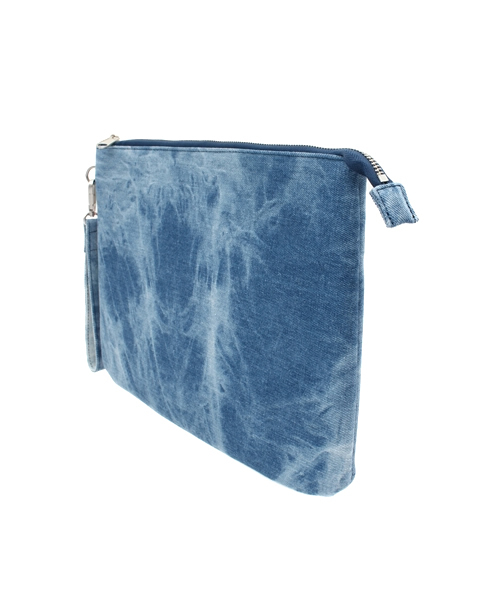 WEGO(ウィゴー)の「WEGO/パターンクラッチバッグ(クラッチバッグ・メンズ・ブラック/ブラック系その他/ブルー/ライトインディゴブルー・FREE)」の5枚目の写真