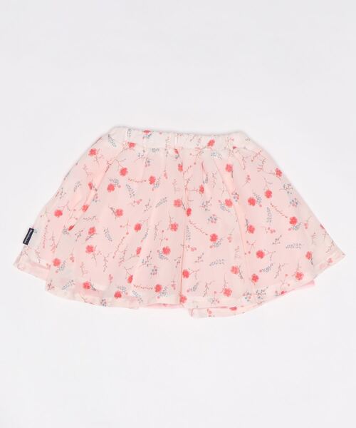 Moujonjon(ムージョンジョン)の「チュール×小花柄リバーシブルスカート(スカート・キッズ・ピンク・S/M/L)」の2枚目の写真