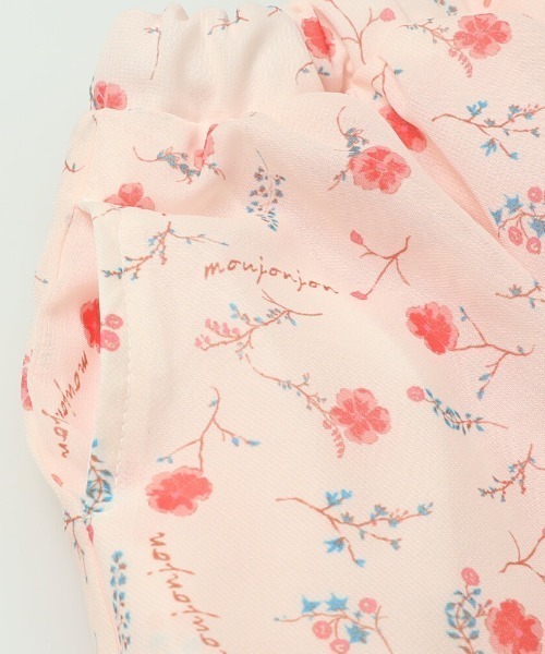 Moujonjon(ムージョンジョン)の「チュール×小花柄リバーシブルスカート(スカート・キッズ・ピンク・S/M/L)」の7枚目の写真