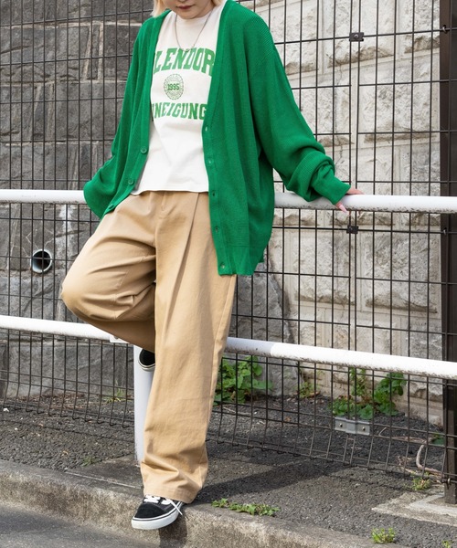 WEGO(ウィゴー)の「WEGO/リネンライクカーディガン(カーディガン/ボレロ・メンズ・イエロー/グリーン/スミクロ/ブルー・LARGE/MEDIUM)」の22枚目の写真