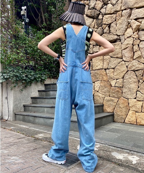 Candy Stripper（キャンディストリッパー）の「FLOWER CROCHET KINT キャミソール（キャミソール・レディース・ライトブルー/ブラック/ブラウン・2）」の17枚目の写真