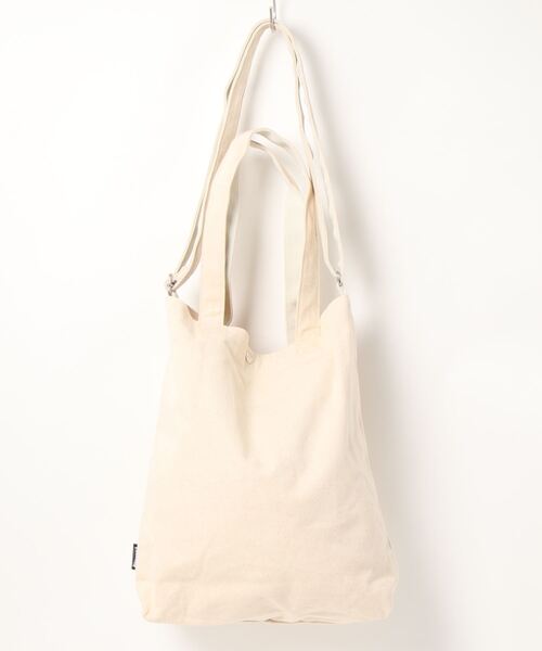 THRASHER(スラッシャー)の「CANVAS TOTE SHOULDER BAG/スラッシャーキャンバストートバッグ(トートバッグ・メンズ・ホワイト×レッド/ホワイト×ブラック/ホワイト系その他・FREE)」の5枚目の写真