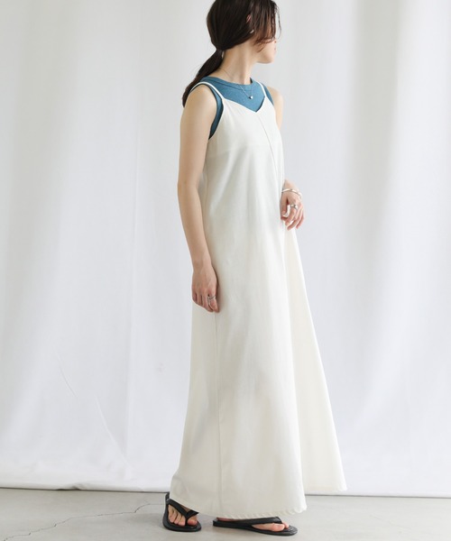 select MOCA（セレクトモカ）の「シンプルリブタンクトップ（タンクトップ・レディース・パープル/ブラウン/ブルー・FREE）」の10枚目の写真