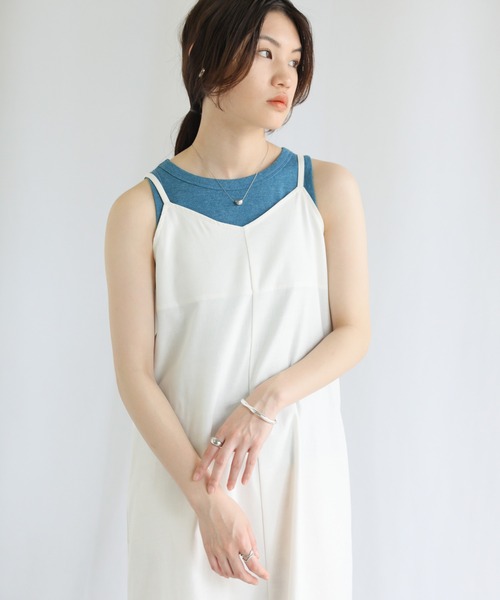 select MOCA（セレクトモカ）の「シンプルリブタンクトップ（タンクトップ・レディース・パープル/ブラウン/ブルー・FREE）」の11枚目の写真