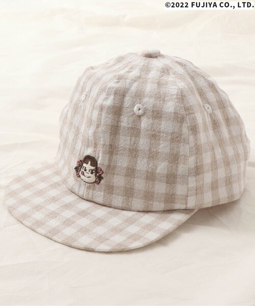 apres les cours（アプレレクール）の「PEKO&POKO キャップ（キャップ・キッズ・ベージュ・50/54）」の7枚目の写真