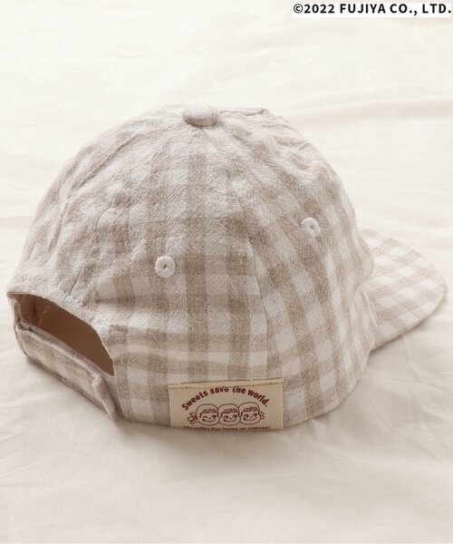 apres les cours（アプレレクール）の「PEKO&POKO キャップ（キャップ・キッズ・ベージュ・50/54）」の8枚目の写真