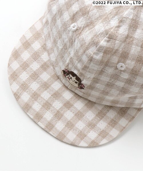 apres les cours（アプレレクール）の「PEKO&POKO キャップ（キャップ・キッズ・ベージュ・50/54）」の14枚目の写真