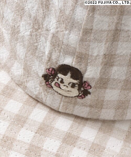 apres les cours（アプレレクール）の「PEKO&POKO キャップ（キャップ・キッズ・ベージュ・50/54）」の13枚目の写真