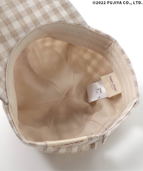 apres les cours（アプレレクール）の「PEKO&POKO キャップ（キャップ・キッズ・ベージュ・50/54）」の10枚目の写真