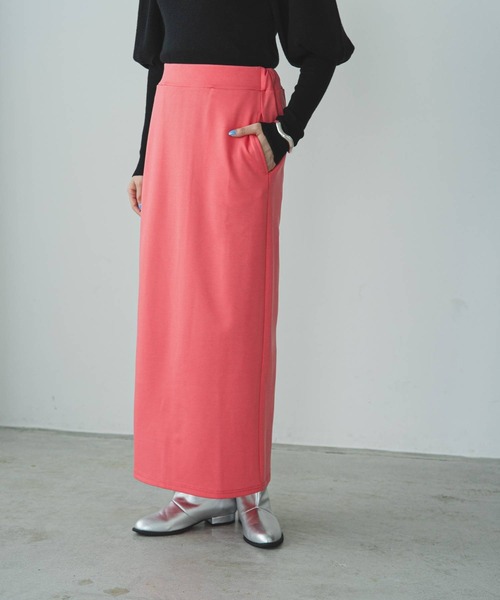 bohmal（ボマール）の「カットソーペンシルスカート（スカート・レディース・ブラック/ブルー/パープル/グリーン/ライム/スカイブルー/レッド/ピンク・FREE/LARGE/MEDIUM）」の10枚目の写真