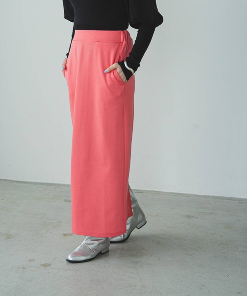 bohmal（ボマール）の「カットソーペンシルスカート（スカート・レディース・ブラック/ブルー/パープル/グリーン/ライム/スカイブルー/レッド/ピンク・FREE/LARGE/MEDIUM）」の11枚目の写真