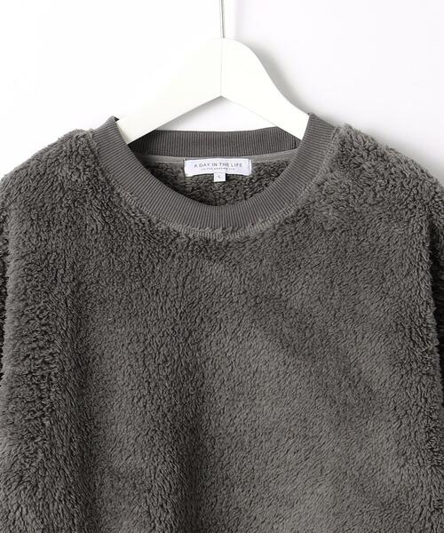 UNITED ARROWS LTD. OUTLET（ユナイテッドアローズアウトレット）の「＜A DAY IN THE LIFE＞シャギーフリース クルーネック（Tシャツ/カットソー・メンズ・ベージュ・XL/L/S/M）」の3枚目の写真