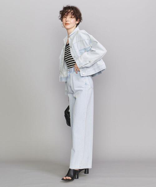 BEAUTY&YOUTH UNITED ARROWS（ビューティーアンドユースユナイテッドアローズ）の「BY タックフレア デニムパンツ -ウォッシャブル-◆（デニムパンツ・レディース・ライトブルー/コバルトブルー・M/S）」の20枚目の写真