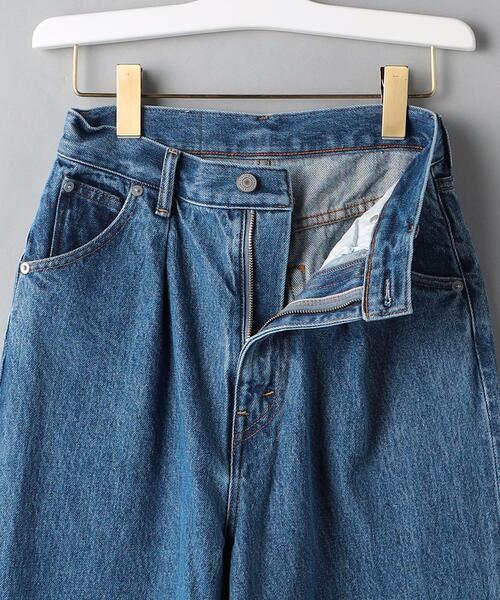 BEAUTY&YOUTH UNITED ARROWS（ビューティーアンドユースユナイテッドアローズ）の「BY タックフレア デニムパンツ -ウォッシャブル-◆（デニムパンツ・レディース・ライトブルー/コバルトブルー・M/S）」の14枚目の写真