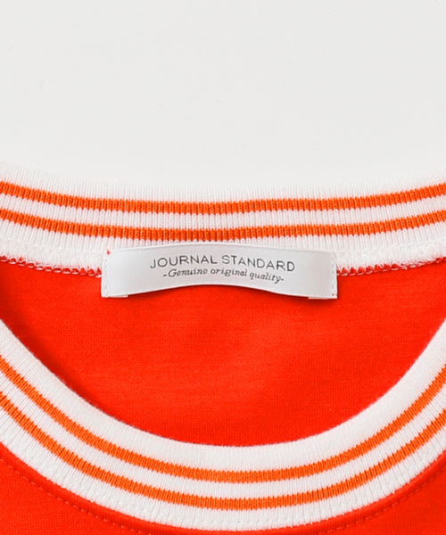 JOURNAL STANDARD(ジャーナルスタンダード)の「ダンボールトリムスウェット(スウェット・メンズ・オレンジ/グリーン/ブラック/イエロー/ホワイト系その他・LARGE/MEDIUM)」の20枚目の写真