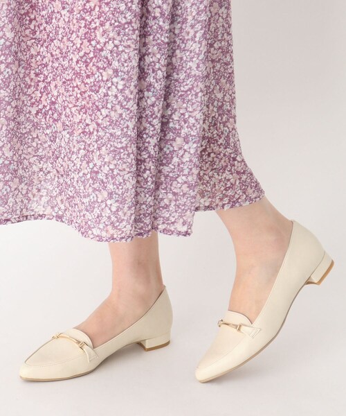 ESPERANZA（エスペランサ）の「◆【日本製／疲れにくい／歩きやすい／ロングセラー／ローファー／サイズ豊富】 ビット付ポインテッドトゥローファー（パンプス・レディース・ブラック/こしょう色系/ベージュ・21.5cm/22.0cm/22.5cm/23.0cm/23.5cm/24.0cm/24.5cm/25.0cm）」の14枚目の写真