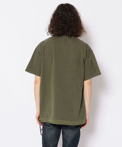 AVIREX(アヴィレックス)の「フェイド ウォッシュ ルーズ フィット ミリタリー ポケット Tシャツ / FADE WASH LOOSE FIT MILITARY POCKET T-SHIRTⅡ / アヴィレックス / AVIREX(Tシャツ/カットソー・メンズ・オフホワイト/ブラック/カーキ/イエロー/オリーブ・XX-LARGE/MEDIUM/LARGE/X-LARGE)」の7枚目の写真