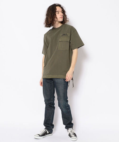 AVIREX(アヴィレックス)の「フェイド ウォッシュ ルーズ フィット ミリタリー ポケット Tシャツ / FADE WASH LOOSE FIT MILITARY POCKET T-SHIRTⅡ / アヴィレックス / AVIREX(Tシャツ/カットソー・メンズ・オフホワイト/ブラック/カーキ/イエロー/オリーブ・XX-LARGE/MEDIUM/LARGE/X-LARGE)」の21枚目の写真