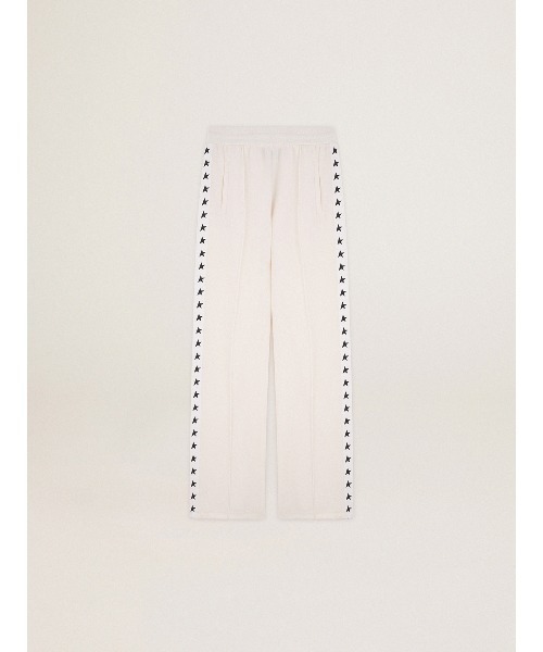 GOLDEN GOOSE(ゴールデングース)の「GOLDEN GOOSE Star Collection / WIDE LEG JOGGINGS PANTS(その他パンツ・レディース・ホワイト系その他・SMALL/MEDIUM)」の4枚目の写真