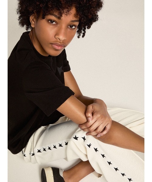 GOLDEN GOOSE(ゴールデングース)の「GOLDEN GOOSE Star Collection / WIDE LEG JOGGINGS PANTS(その他パンツ・レディース・ホワイト系その他・SMALL/MEDIUM)」の3枚目の写真