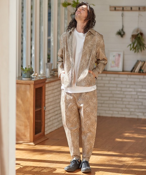 CAMBIO（カンビオ）の「mp9919-Orig. Ptペイズリーストレッチテーパードパンツ（その他パンツ・メンズ・ブルー/ブラック/ベージュ・S/L/M）」の9枚目の写真