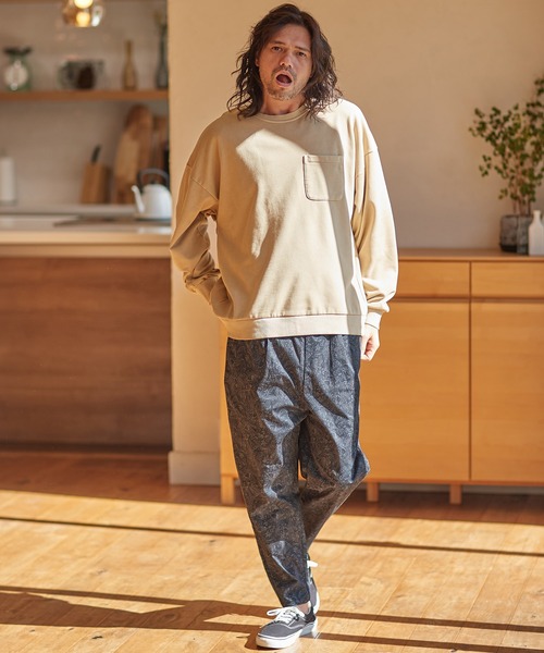 CAMBIO（カンビオ）の「mp9919-Orig. Ptペイズリーストレッチテーパードパンツ（その他パンツ・メンズ・ブルー/ブラック/ベージュ・S/L/M）」の16枚目の写真