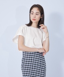 ROPE' | 布帛ライクミニマルコクーンTシャツ(Tシャツ/カットソー)