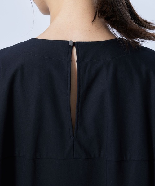 ROPE'(ロペ)の「布帛ライクミニマルコクーンTシャツ(Tシャツ/カットソー・レディース・ブラック/ホワイト/ピンク系その他/オレンジ・38)」の18枚目の写真
