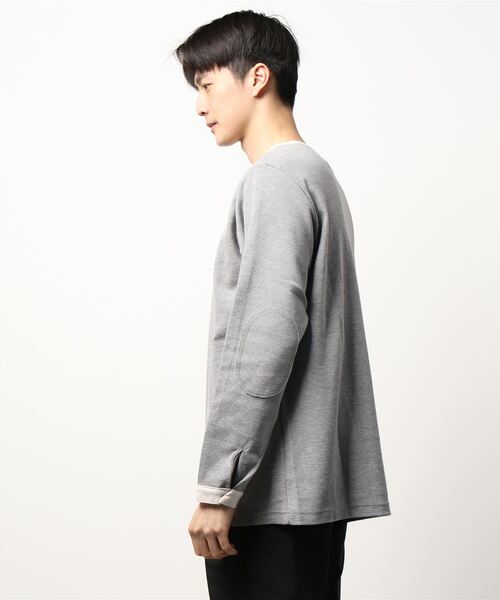 Toironier（トワロニエ）の「Toironier/トワロニエ/Fine Henry/ファインヘンリーロングスリーブ（Tシャツ/カットソー・メンズ・グレー・FREE）」の3枚目の写真