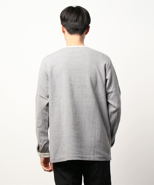 Toironier（トワロニエ）の「Toironier/トワロニエ/Fine Henry/ファインヘンリーロングスリーブ（Tシャツ/カットソー・メンズ・グレー・FREE）」の2枚目の写真
