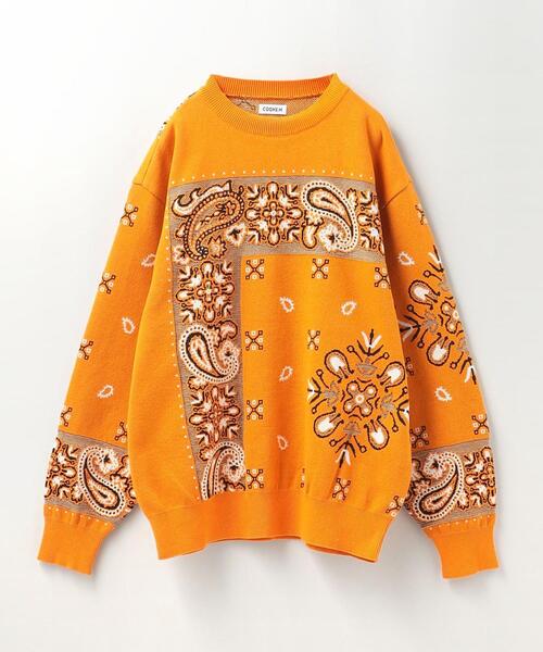 Coohem（コーヘン）の「＜COOHEM(コーヘン)＞ BANDANA KNIT PULLOVER 