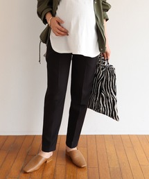 andme | 【マタニティ】センタープレステーパードパンツ(マタニティウェア/グッズ)