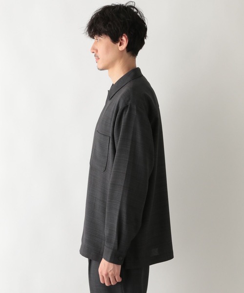 GLOBAL WORK(グローバルワーク)の「スズリラシャツ長袖/255738(シャツ/ブラウス・メンズ・ネイビー/その他/ライトベージュ・SMALL/MEDIUM/LARGE)」の9枚目の写真