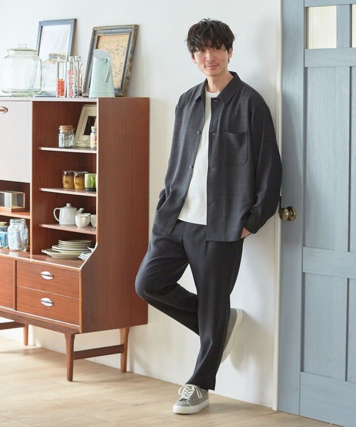 GLOBAL WORK(グローバルワーク)の「スズリラシャツ長袖/255738(シャツ/ブラウス・メンズ・ネイビー/その他/ライトベージュ・SMALL/MEDIUM/LARGE)」の18枚目の写真