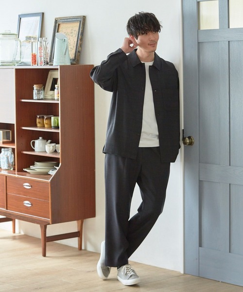 セール】スズリラシャツ長袖/255738（シャツ/ブラウス）｜GLOBAL WORK