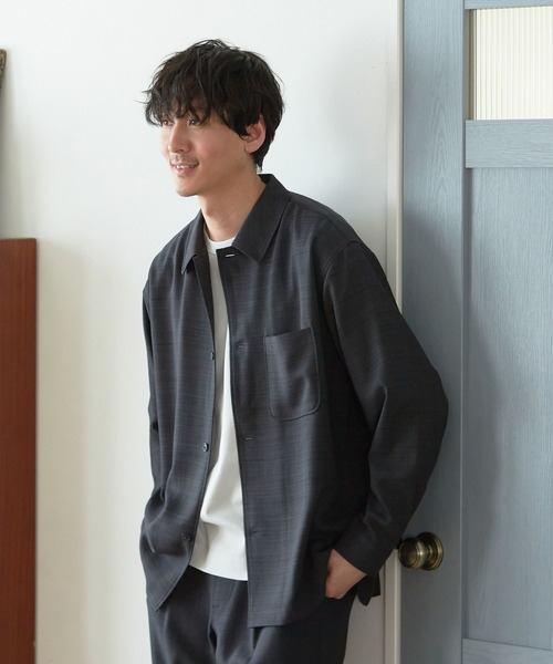 セール】スズリラシャツ長袖/255738（シャツ/ブラウス）｜GLOBAL WORK