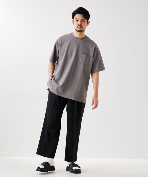 417 EDIFICE(フォーワンセブンエディフィス)の「"ワイド"【allery / アレリ―】 T/Wスラックス(スラックス・メンズ・ブラック/グレー・SMALL/MEDIUM/LARGE)」の7枚目の写真