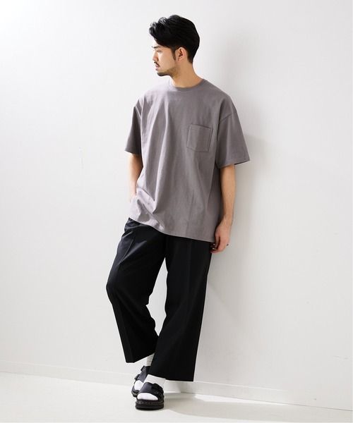 417 EDIFICE(フォーワンセブンエディフィス)の「"ワイド"【allery / アレリ―】 T/Wスラックス(スラックス・メンズ・ブラック/グレー・SMALL/MEDIUM/LARGE)」の15枚目の写真